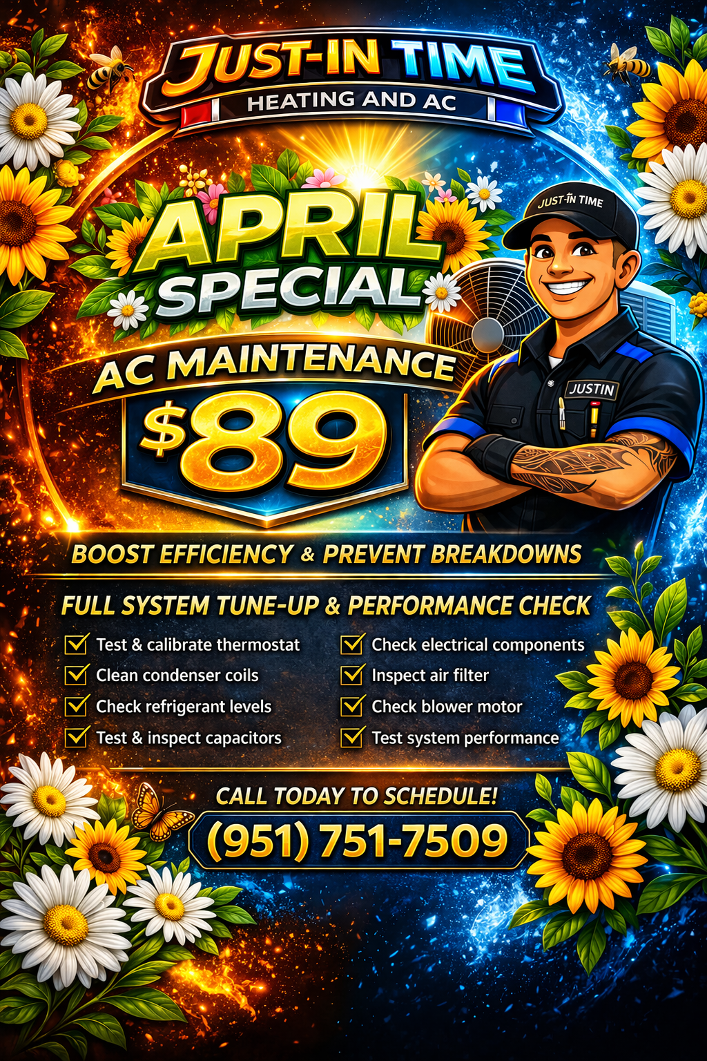April Special — $89 AC Maintenance